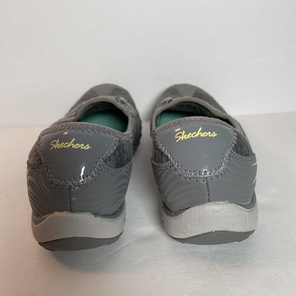 Skechers Shoes 6 Relaxed Fit Memory Foam Bungee Walking Sneakers 22468 Gray - Picture 8 of 15